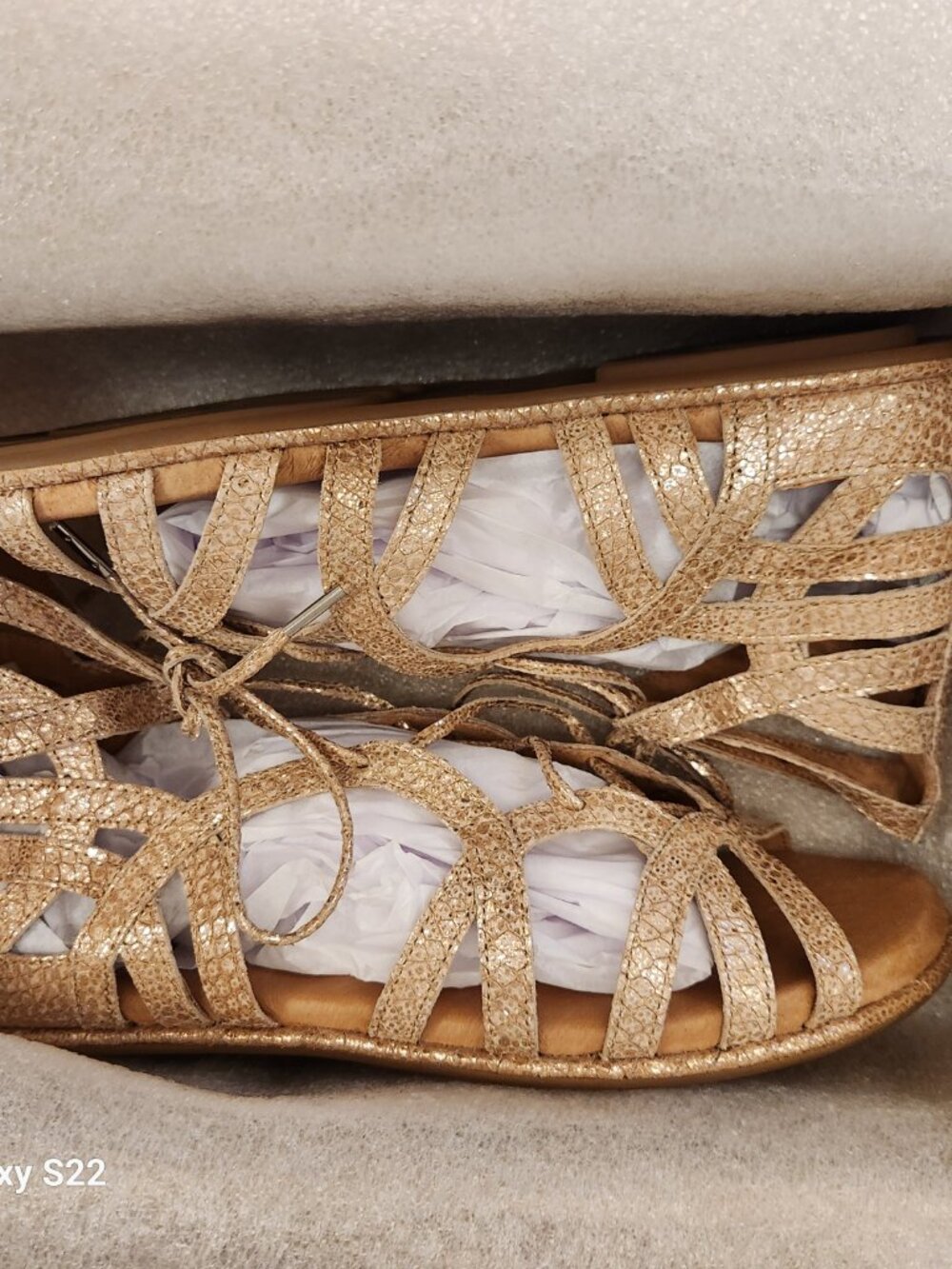 Gentle Souls Leather "Break my Heart" Gladiator Sandals. NIB. Size 6. - Picture 9 of 10